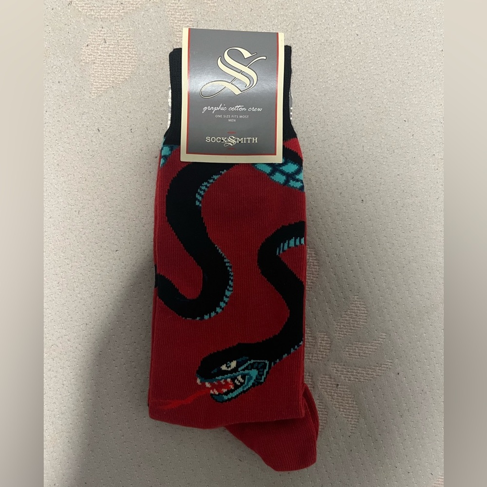 Men’s Snake Dress Socks